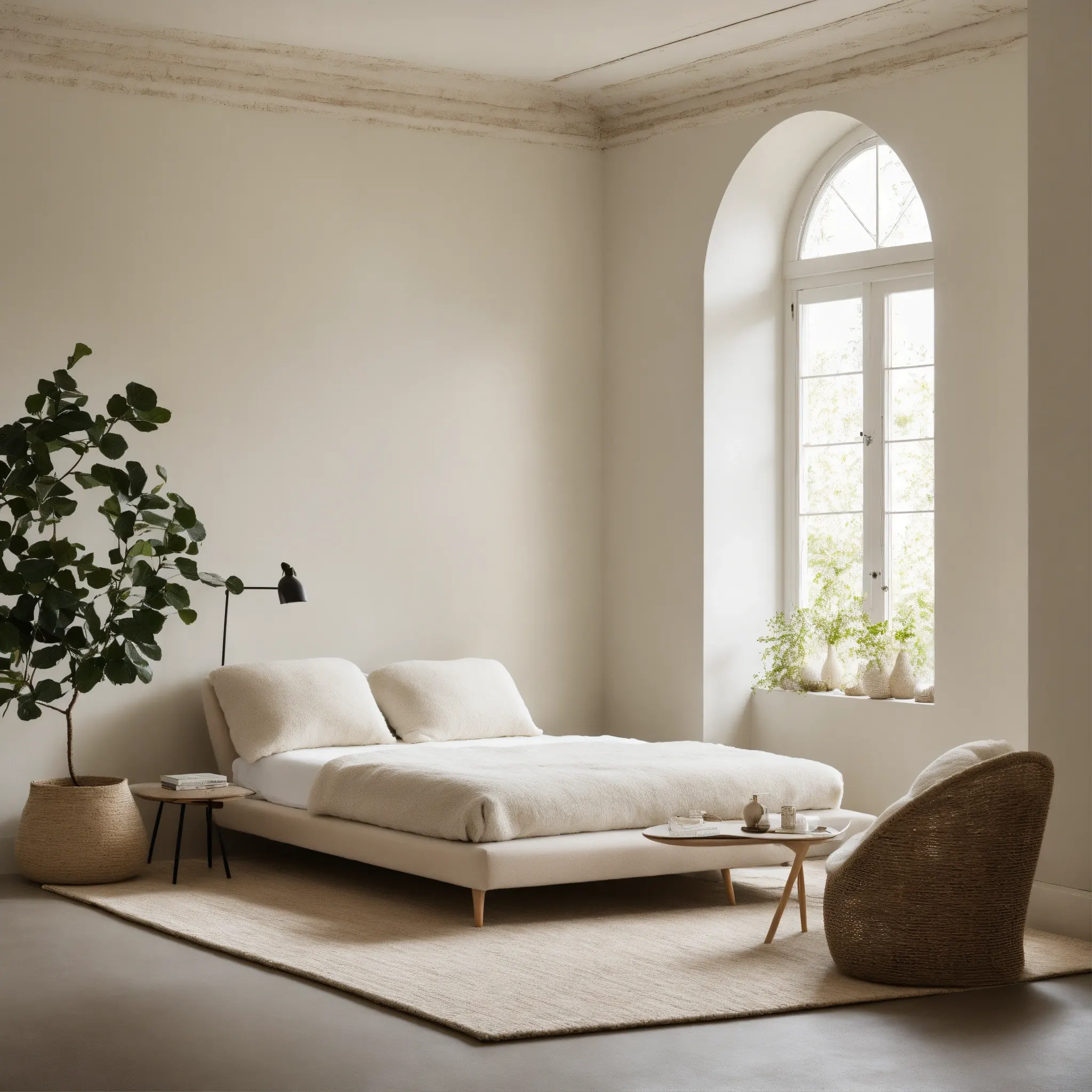 Transformable furniture in a calming setting